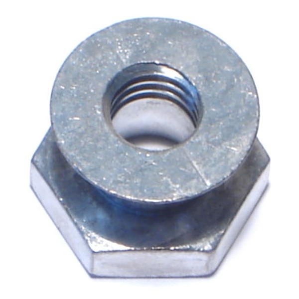 Midwest Fastener Breakaway Lock Nut, 3/8"-16, Zinc, Zinc Plated, 6 PK 77784